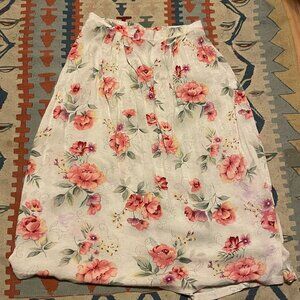 Jaclyn Smith Floral Maxi Skirt